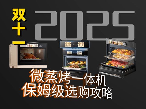 【新人up主15分钟无恰饭测评】2025年双十一微蒸烤一体机选购指南，一个视频讲清楚微蒸烤一体机的参数攻略，选购要点，选购不踩坑！