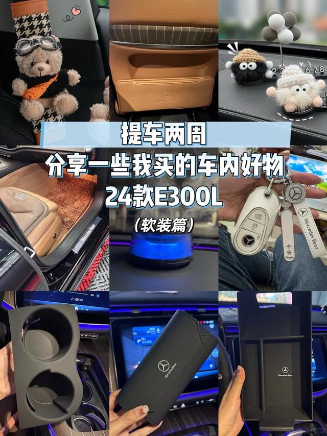 提车两周啦🥳｜奔驰E300L｜买的实用好物（一）