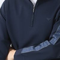 柒牌莫代尔半拉链卫衣：老婆选的秋日通勤“保暖神器”