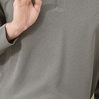 男士必备！柒牌华夫格亨利领T恤