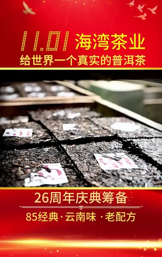 关于85配方的来历，答案就在这条视频里。 云南味，老配方。#85老同志茶砖 #邹炳良先生 
#海湾茶业26周年 #老同志普洱茶 #后山人茶观