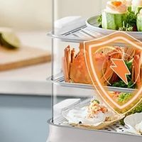 苏泊尔三层电蒸锅：大容量健康烹饪
