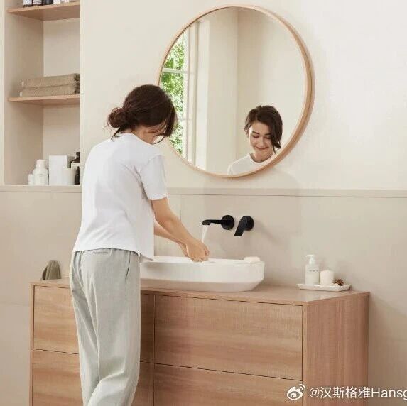 #汉斯格雅Hansgrohe#暗装」解决方案｜浴室也能「大」变身