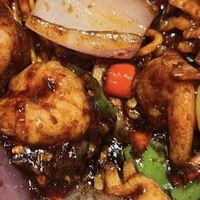 小炒牛肉鸡杂拌面的鲜香层次