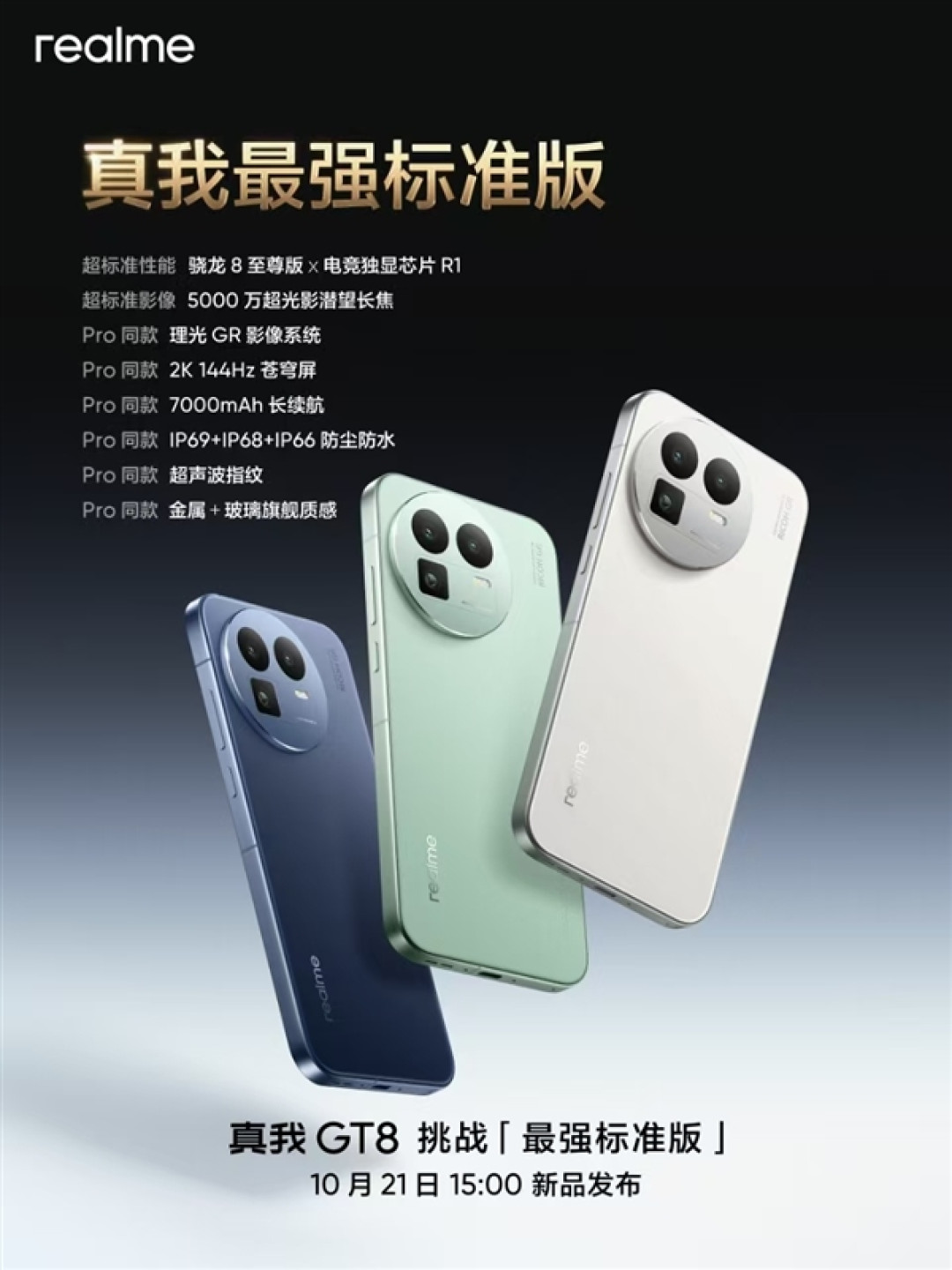 真我GT8要成为最强标准版 王伟:物超所值