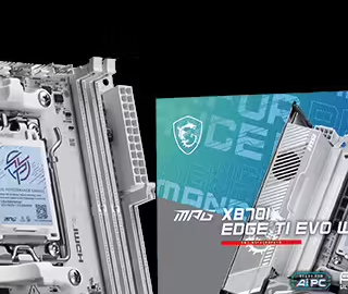 微星推出纯白 ITX 主板 MPG X870I EDGE TI EVO WIFI，内存超频突破 10G！