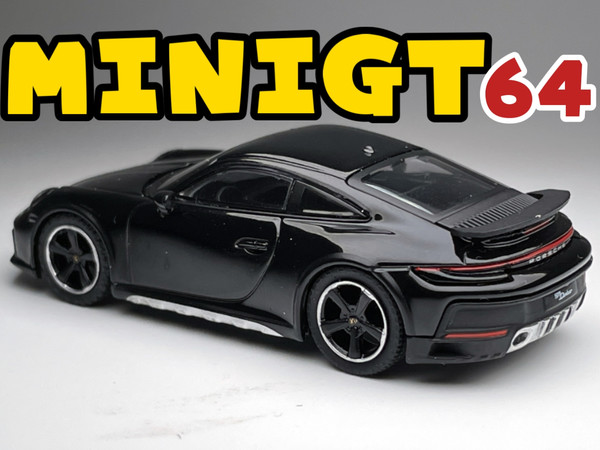 【东知】保时捷911 达喀尔黑武士～MINIGT #958  Porsche 911 Dakar 1/64