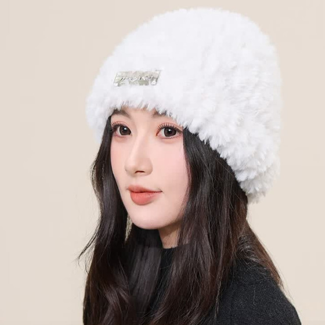 啄木鸟大头围针织帽：秋冬保暖时尚，贴心护耳之选