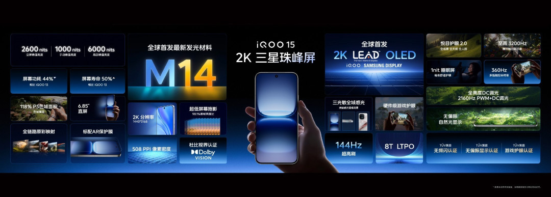 iQOO 15正式发布:游戏天花板,这次真的稳了!