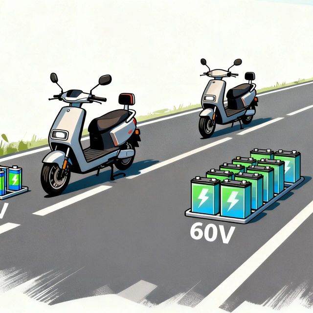 别被忽悠，48V、60V、72V电动车真实续航揭秘，安装多大电池合适