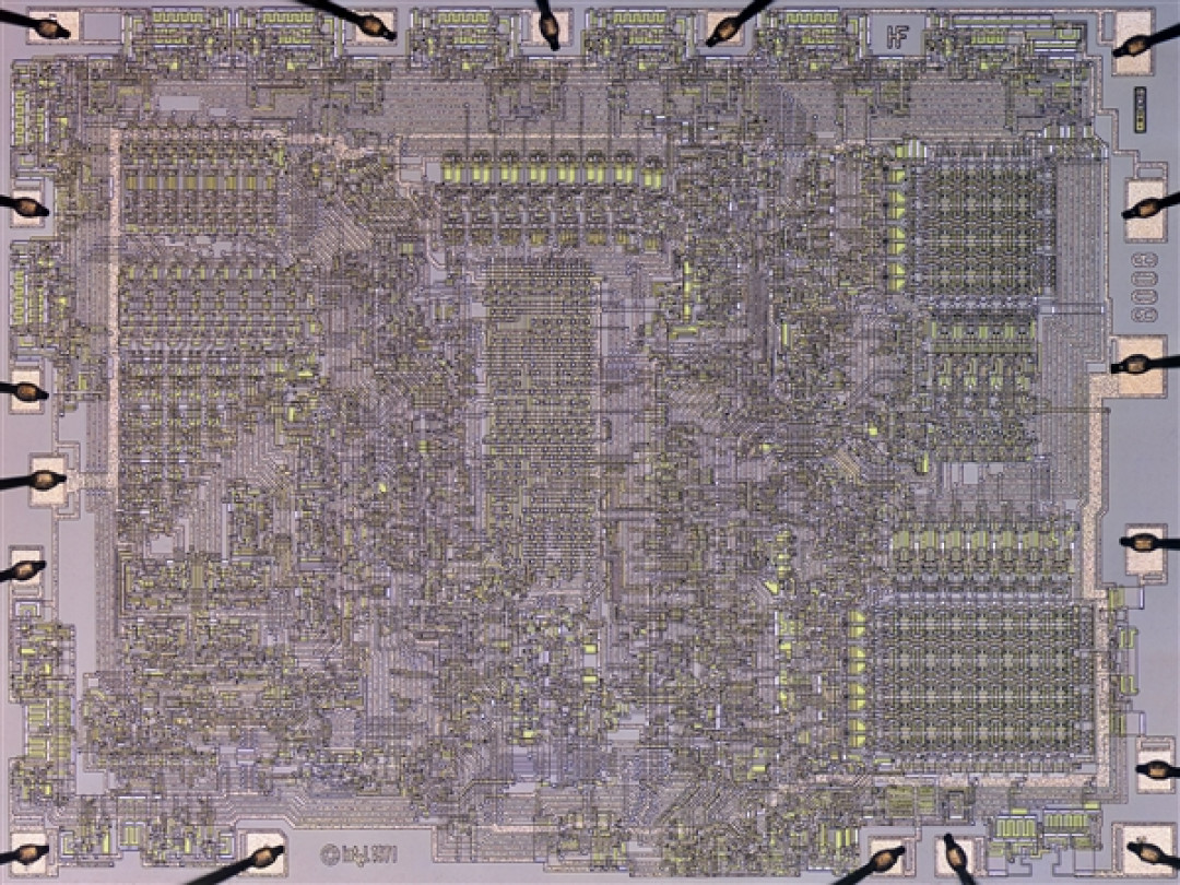 极客的浪漫:Intel传奇i8008史上最清晰图像!216张显微照片合成