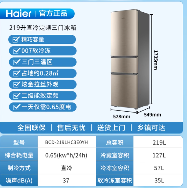 谁懂啊！5㎡小厨房被这台冰箱救了😭