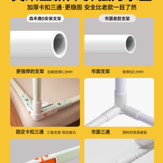 宿舍封神！森禾鹿床帘让我拥有私人结界✨ 免安装太香了