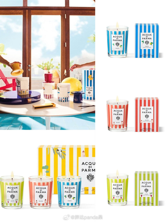 『ACQUA DI PARMA』和法国艺术家Ben Arpea合作设计新包装看起来就自带清爽夏日度假感「帕纳里加州桂淡香水」前调罗勒、柠檬、卡拉布里亚香柠檬、意大利柑橘中调海洋气息、茉莉纯香、大马士革