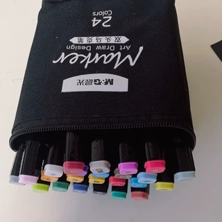 🖍️晨光马克笔：画动漫超顺！双头速干不糊线​