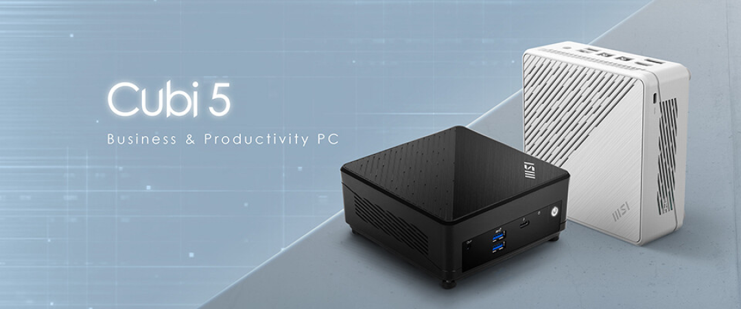 微星新一代微型电脑亮相:Cubi 5 1M + PRO DP80 AI A2G 双雄齐发