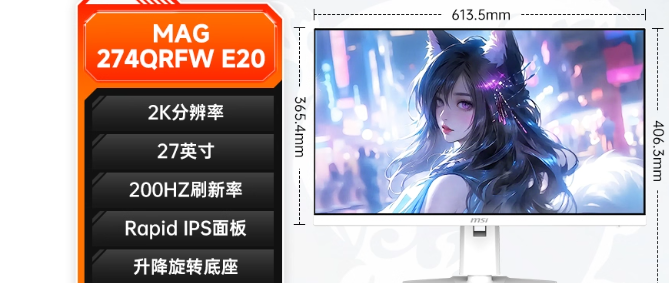双11抄底价!不到800元拿下2K200Hz电竞显示器，还享上门只换不修!