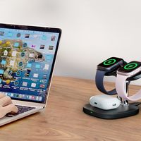 白鹄SwanScout704A 双苹果手表无线充电器