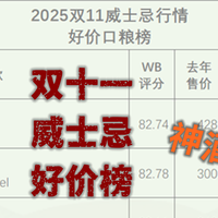 2025双十一威士忌好价榜