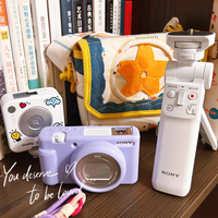 索尼ZV-1 II女生相机：美颜Vlog神器！自拍广角+直播一键搞定