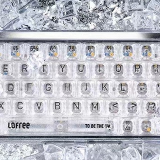 双十一必入！Lofree洛斐1%透明无线机械键盘
