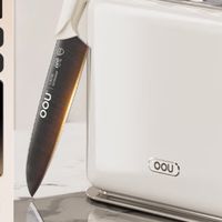 厨房好物种草：OOU刀具套装Go钛红运系列抗菌刀具