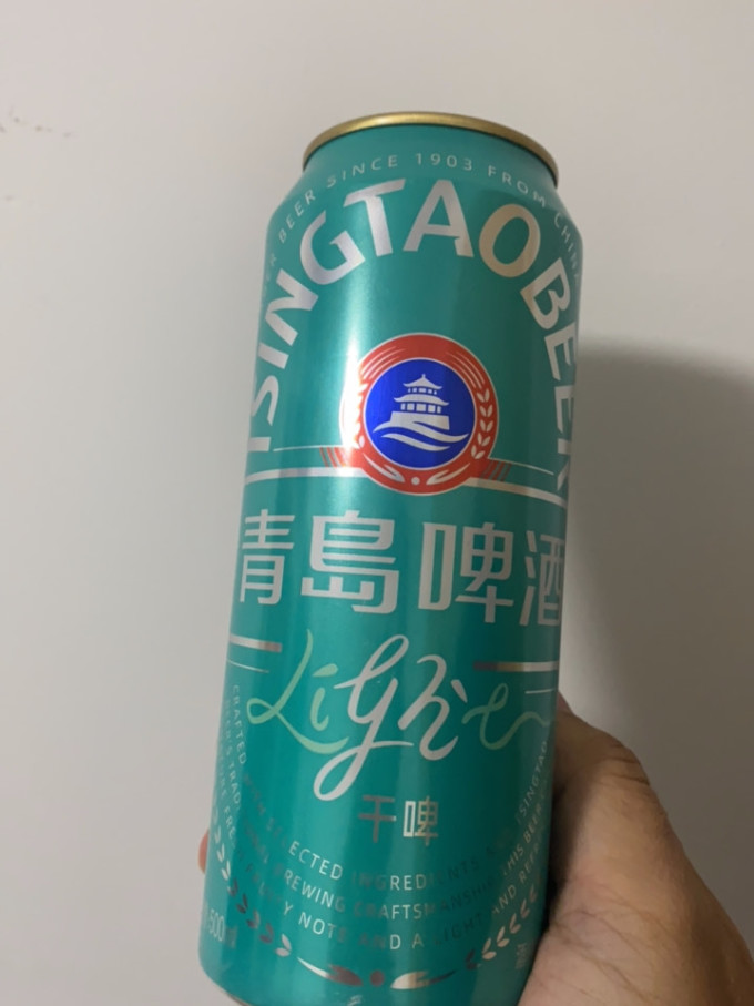 95元500ml青岛干啤,薅两瓶尝尝