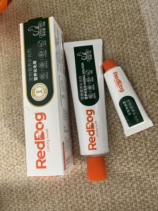 小猫咪的必备好物红狗化毛膏