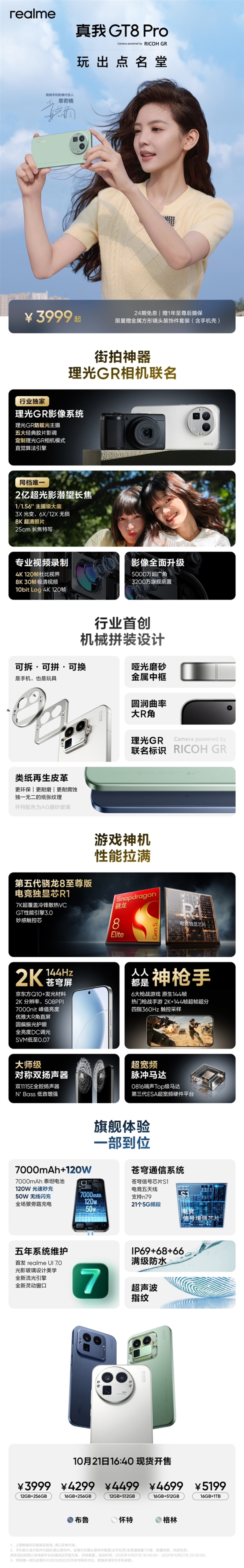 真我GT8系列首销三天打破历代一周销售额记录:16+512GB占比超50%