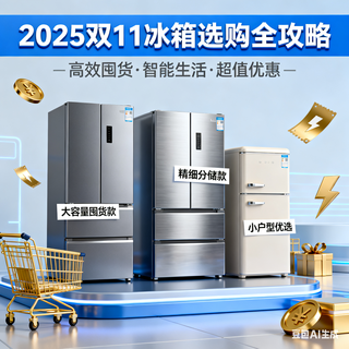 2025年双11冰箱最全选购攻略，海信/容声/美的/海尔/松下/西门子