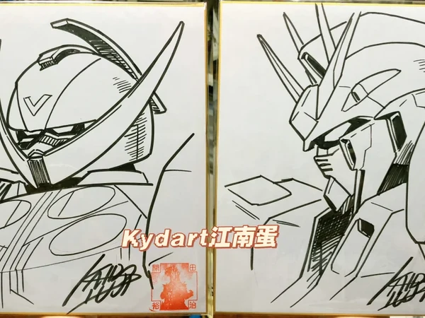 【原画收藏】∀高达& Hi-ν高达（开田裕治）