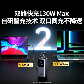 必入“续命神器”：绿联20000毫安充电宝，130W快充颠覆出行认知