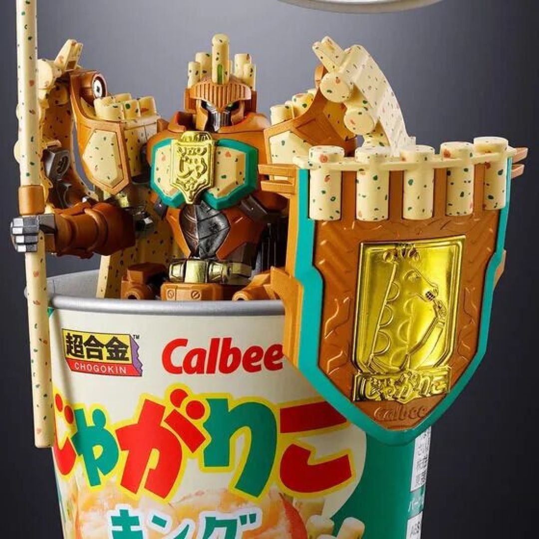 异业联动！万代超合金 × 卡乐比 推出纪念款「じゃがりこキング」 开启预约！