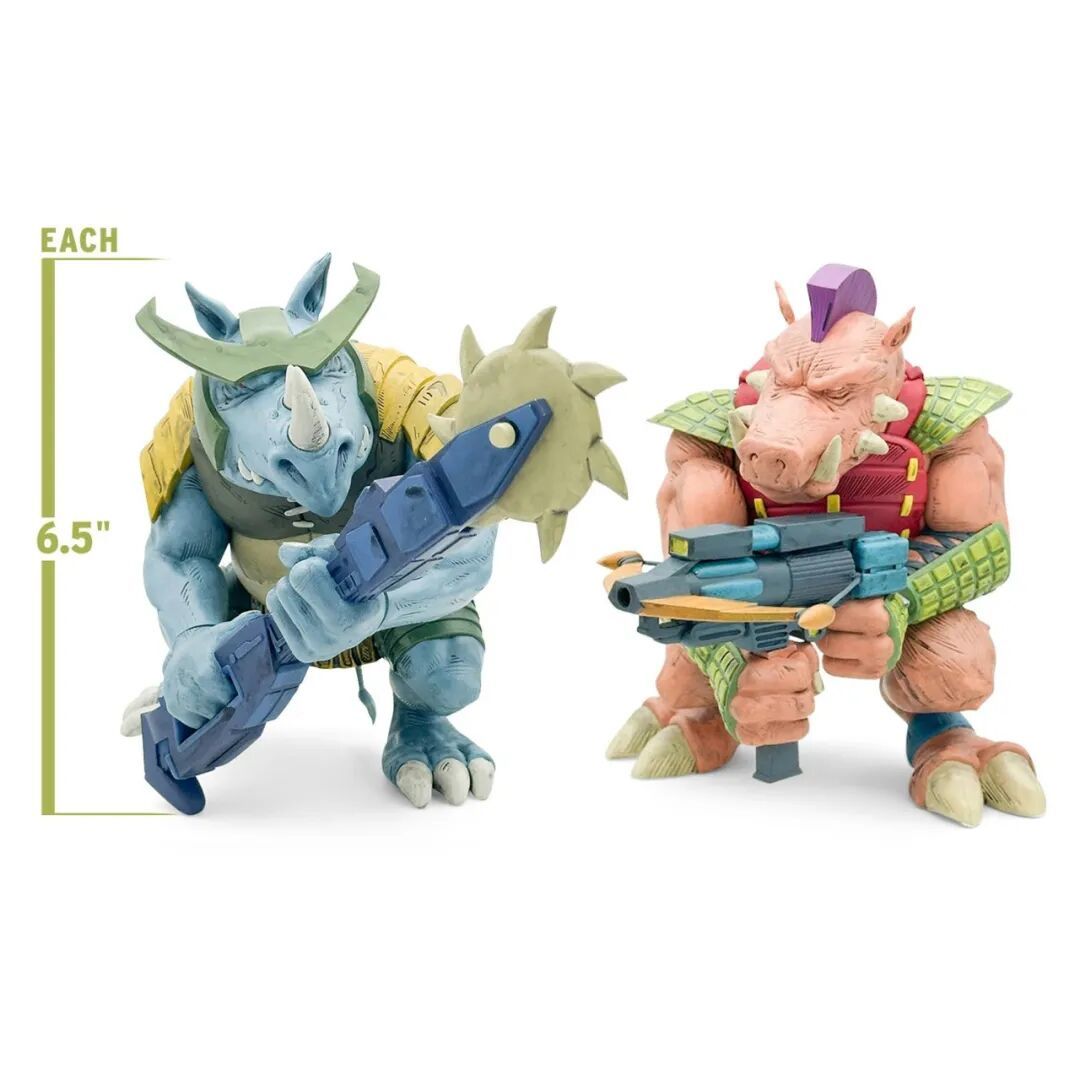 潮玩品牌 Bottleneck Gallery 新品TMNT忍者神龟反派双雄彩色限量版现已上线