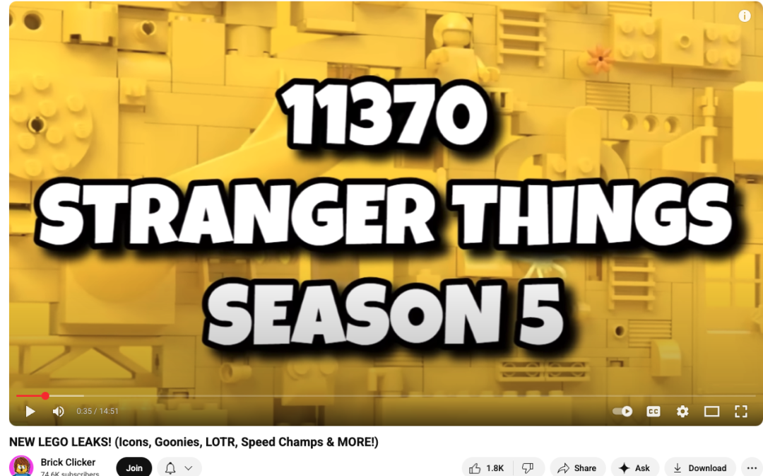 乐高 2026年 Minecraft 21589 盒照曝光 经典回归！Stranger Things 有下文了！