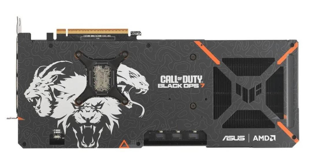 华硕推出《使命召唤:黑色行动 7》限量版TUF Gaming RX 9070 XT显卡