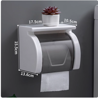 卫生间封神好物！喆啦免打孔厕纸盒把所有糟心事全解决了