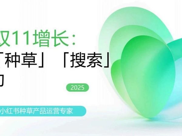 2025年双十一小红书种草指南