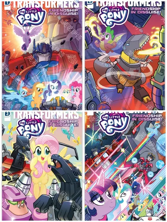 漫画推荐｜小马宝莉联动变形金刚漫画共8本