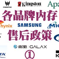 各品牌内存的售后政策——①