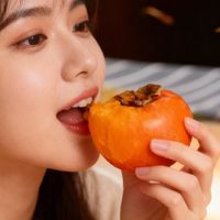脆柿子！一口咔嚓，酸甜爆汁，我秋天的本命水果锁死了！