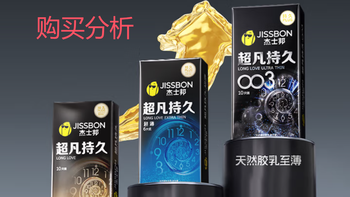 杰士邦避孕套超凡持久003液态延时安全套套成人用品 购买分析