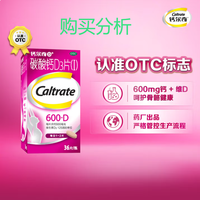 钙尔奇 成人碳酸钙片D3片(I)OTC孕妇男女补钙含维生素d3 深度分析