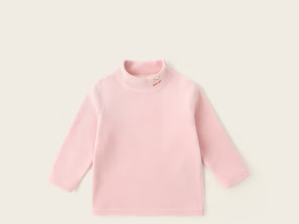 女儿的冬日软暖衫：嘟嘟家加绒T恤太好穿