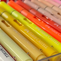 辉柏嘉 48 色马克笔：教师板书神器！软头写画都顺