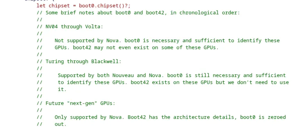 英伟达为Rubin做准备，开始从Boot0到Boot42的Nova驱动程序过渡