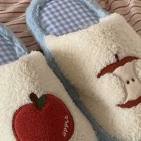 这红苹果棉拖，我能从冬天穿到开春！