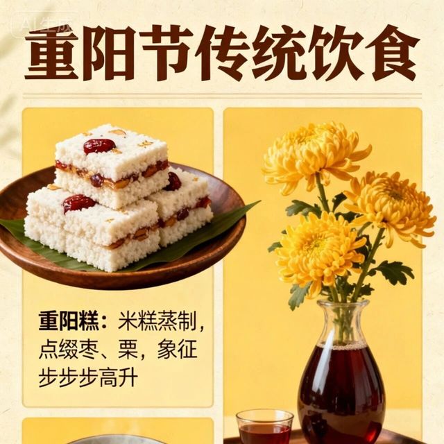 【食育课堂】重阳节饮食文化与历史起源