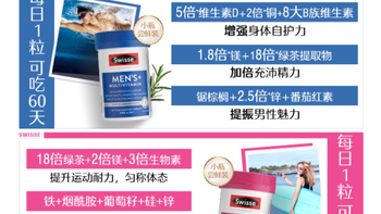 Swisse 斯维诗复合维生素：精准守护男女健康，焕活身体内在能量