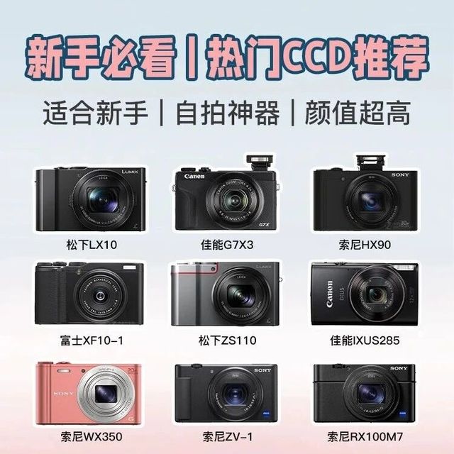 新手必看 | 热门CCD卡片机推荐